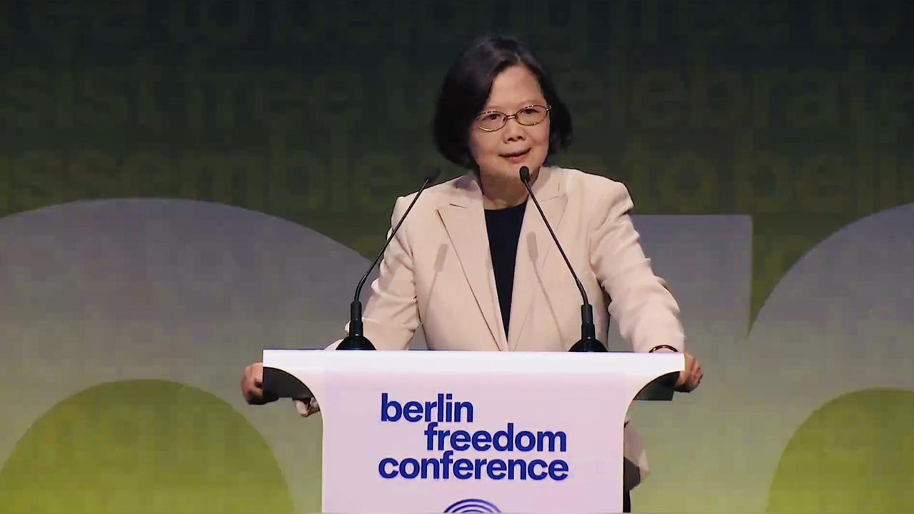 快新聞／蔡英文德國演說提「我的繼任者」　盛讚賴清德延續國防投資