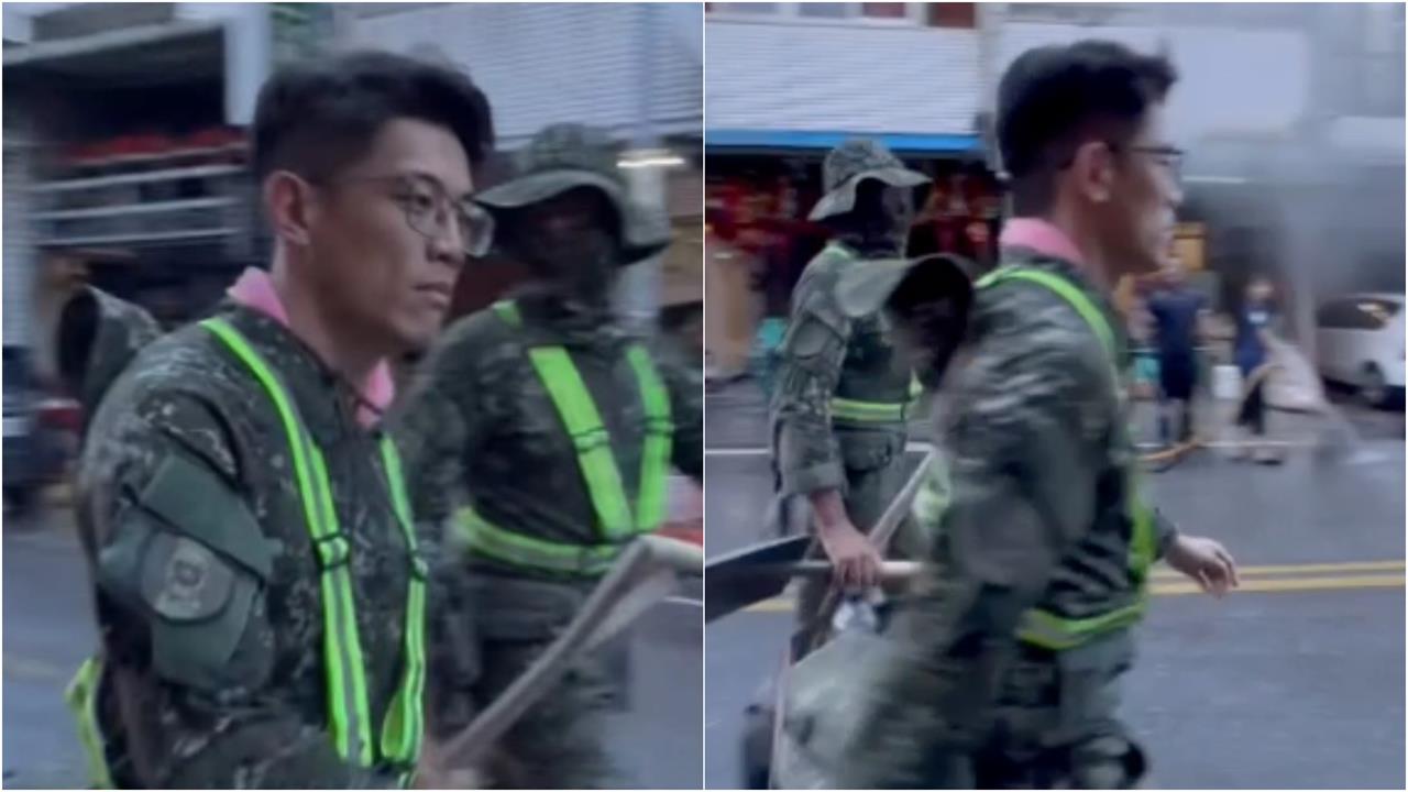人夫阿兵哥「送帽光復女童」捲造謠之亂！網追「1真相」本尊澄清：我沒偷