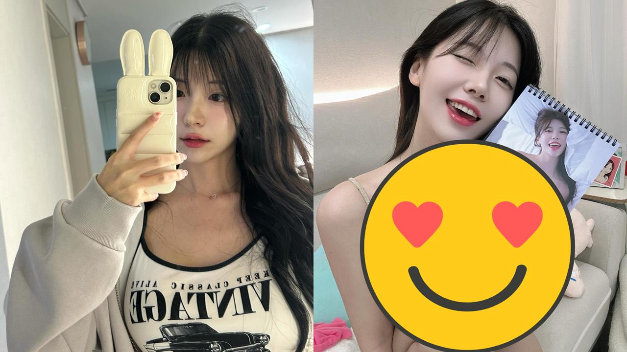 韓籍「初戀女神」限量月曆被瘋搶！性感趴床「掉出巨大Q麻糬」畫面全曝光