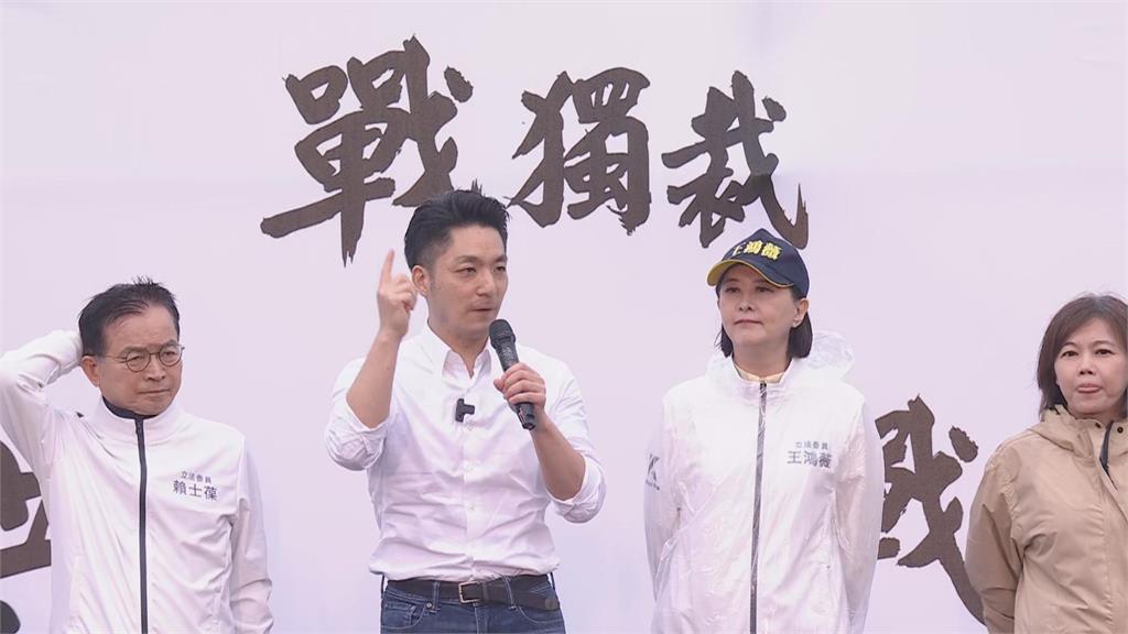 快新聞／還是來了！426大遊行民眾黨支持者也在場　游淑慧當場遭嗆「下台」