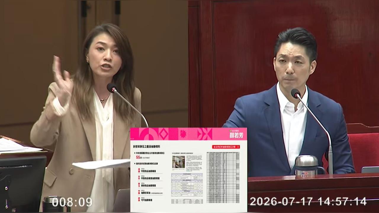 快新聞／議會對嗆畫面曝光！蔣萬安跳針硬扯中央　顏若芳反嗆：你又在問A答B