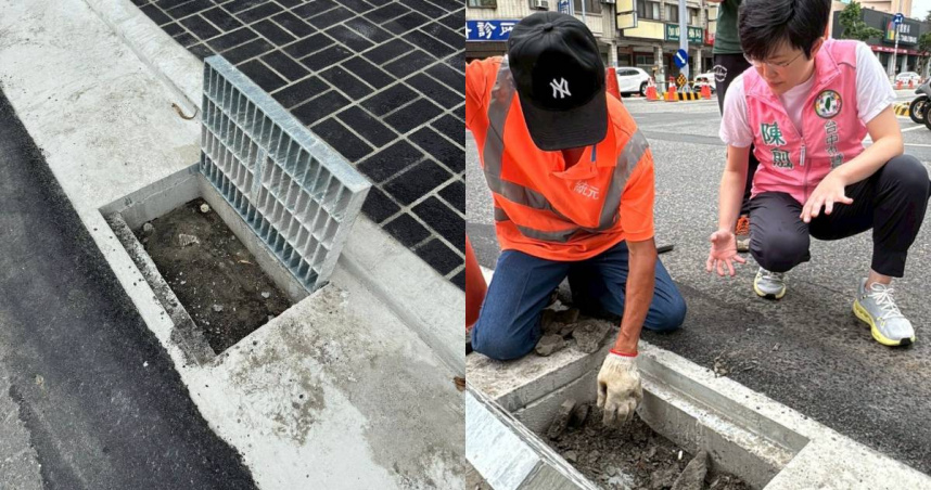 颱風還沒來就淹水?「水溝有蓋沒溝」議員傻眼 中市建設局回應了