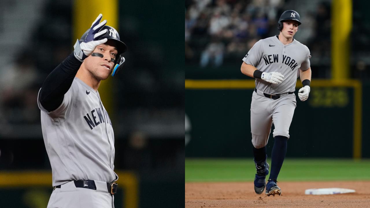 MLB(影)／「ALL RICE」！法官、米飯哥背靠背炸裂寫紀錄！洋基轟退遊騎兵