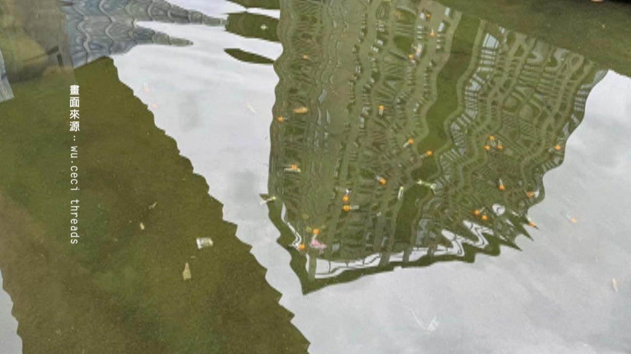 水池被當「廢電池」？　板橋車站水池內驚見數十顆廢電池