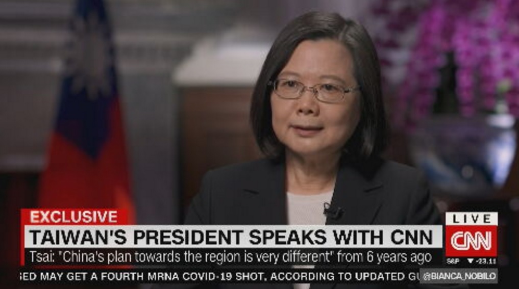 快新聞／蔡英文CNN專訪「證實美軍在台訓練」　談中國威脅日增：願與習近平溝通
