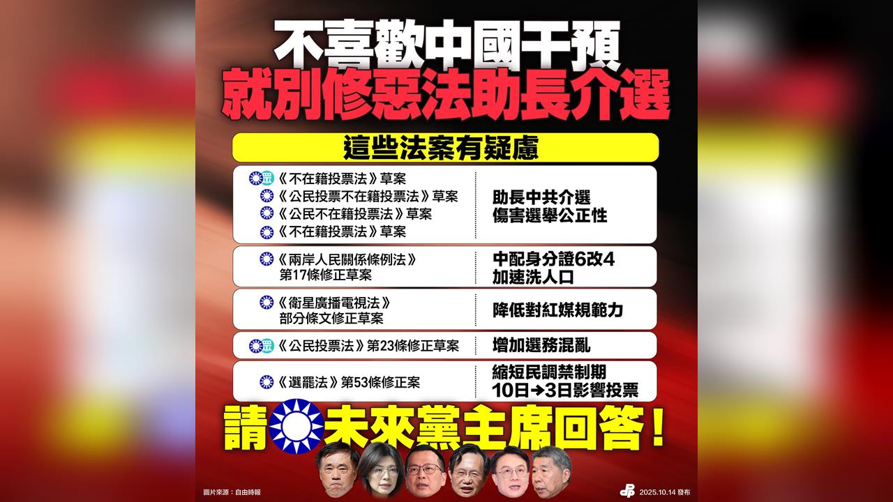 快新聞／郝龍斌、趙少康怒控中國介選　民進黨：不喜歡就「別做這事」