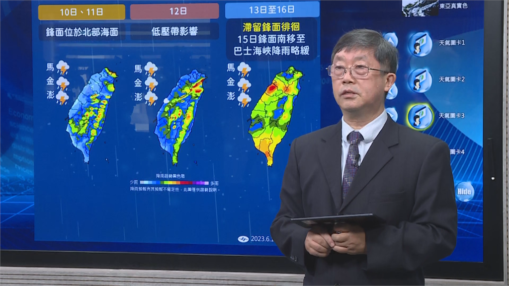 快新聞／鋒面影響今各地留意短暫陣雨或雷雨　未來一週只有「這天」降雨略緩