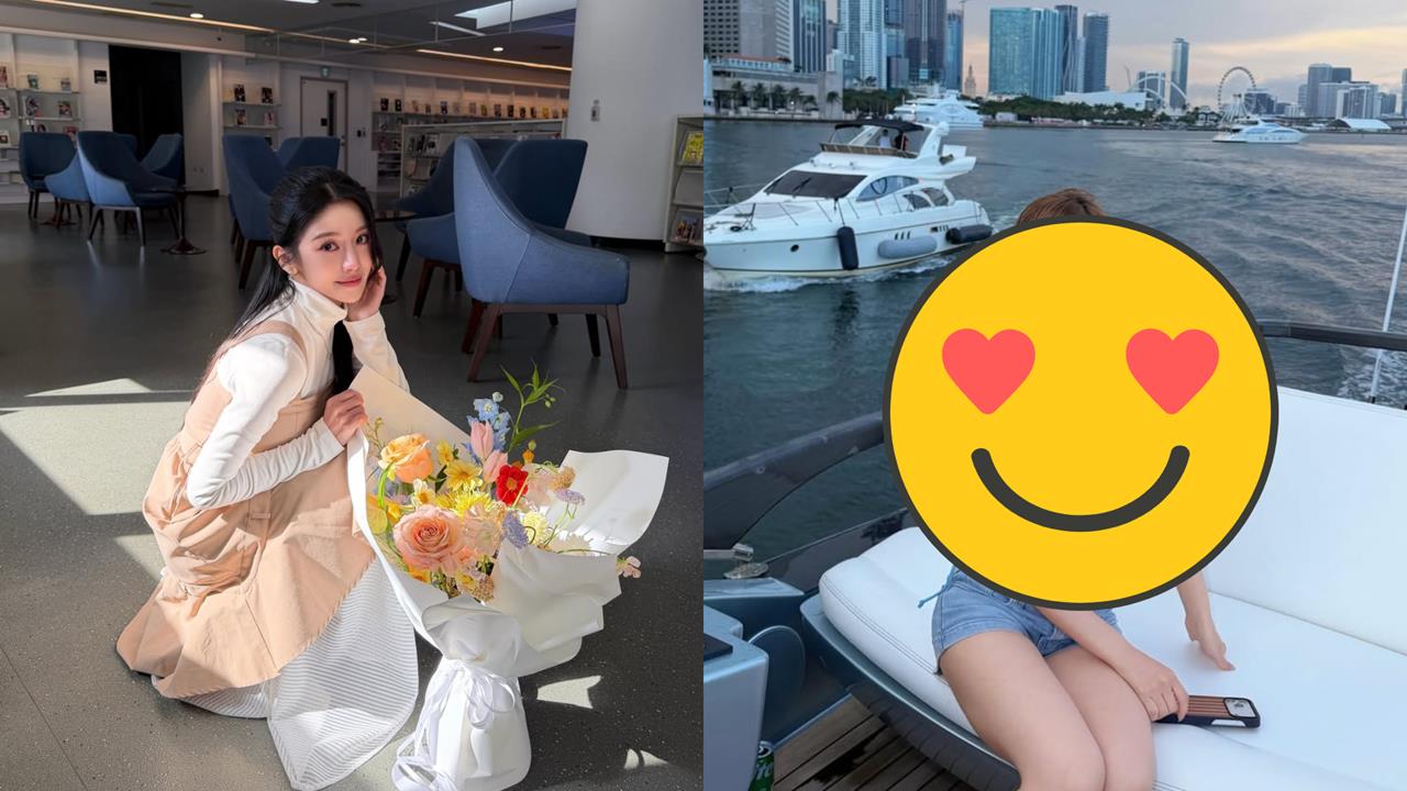 北一女神美國度假曬辣照！蔡瑞雪藍色比基尼「超兇上圍」網嗨：太辣了