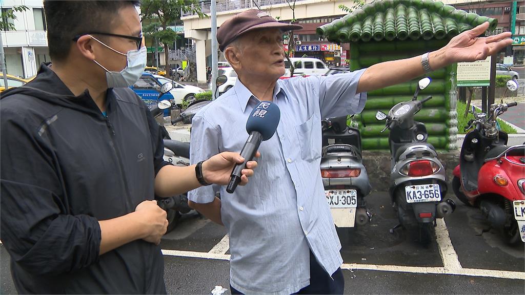 從四樓灌溉一樓菜園 "澆水伯":沒潑到人