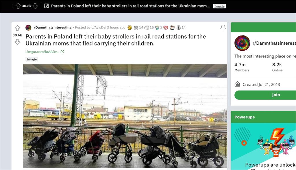快新聞／傳「波蘭人將嬰兒車留給烏克蘭媽媽」畫面曝！　網淚喊：對人性又有信心了