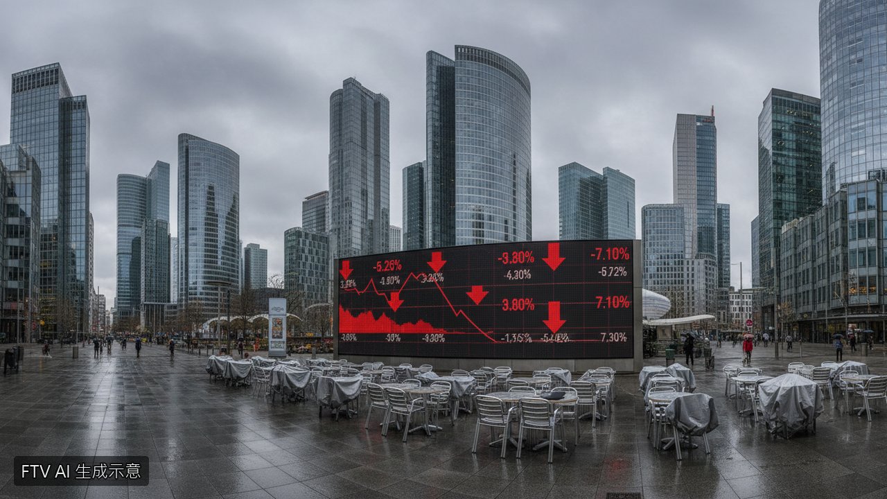 歐元區經濟景氣寒冬！5月PMI創兩年半新低　通膨壓力恐逼歐洲央行升息