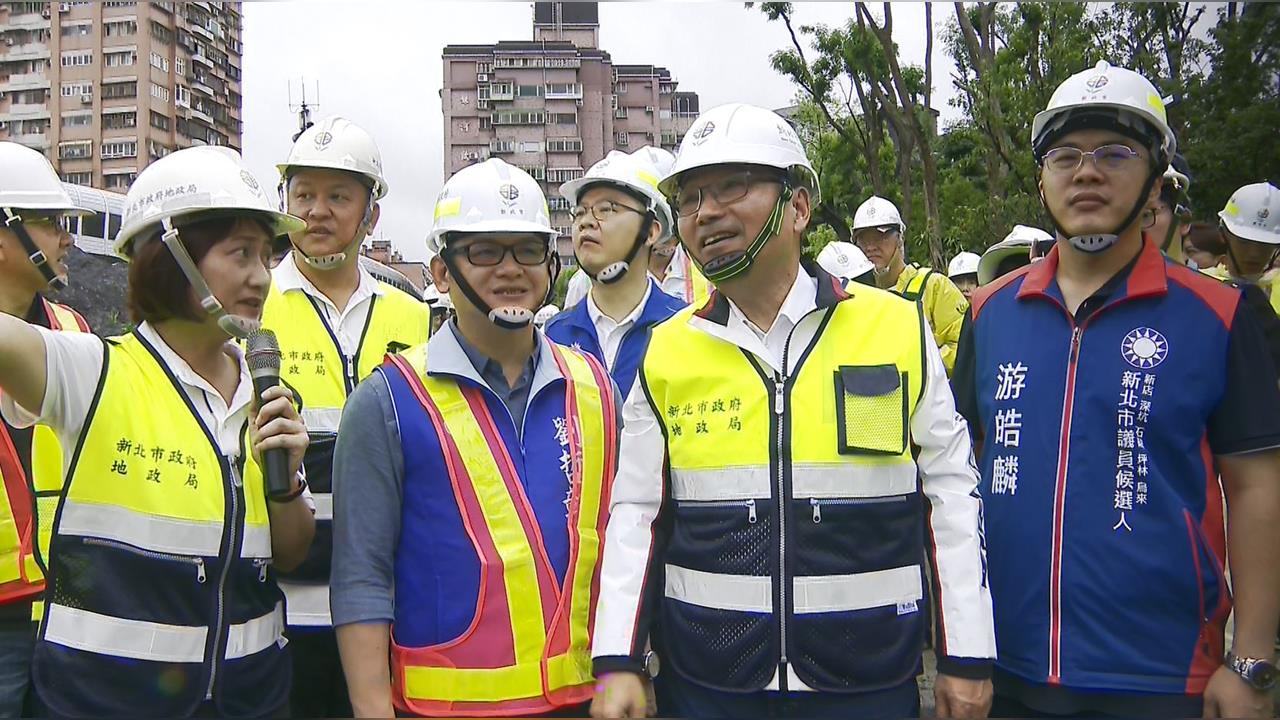 侯友宜視察安坑輕軌K8站周邊工程！　三鶯線6/30通車免費搭