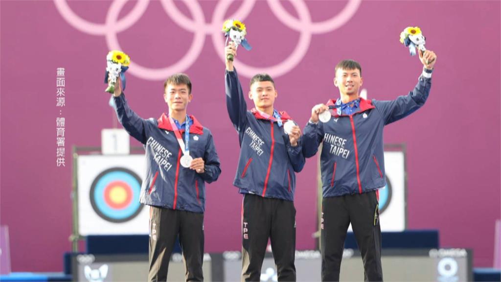 台灣男團射箭奪銀　追平2004雅典奧運最佳紀錄
