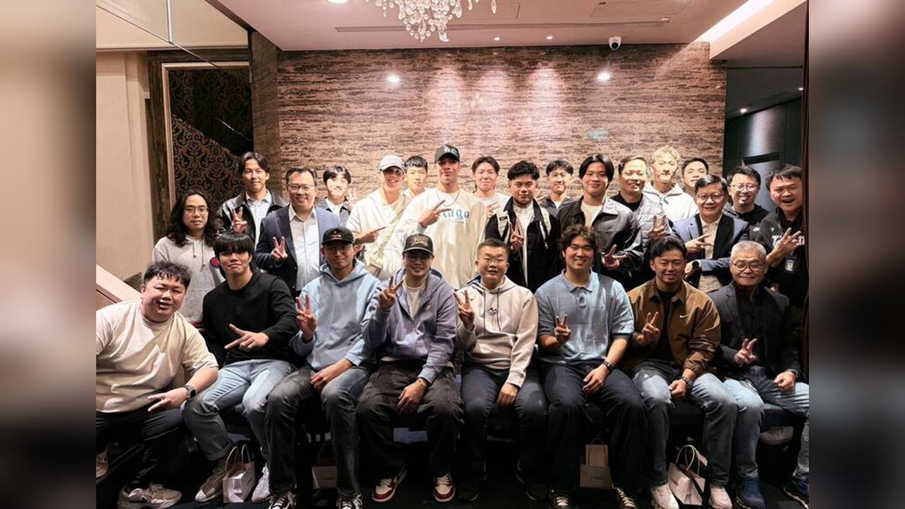 棒球／離鄉打拚辛苦了！Team Taiwan「總機」中職會長蔡其昌宴請旅外選手