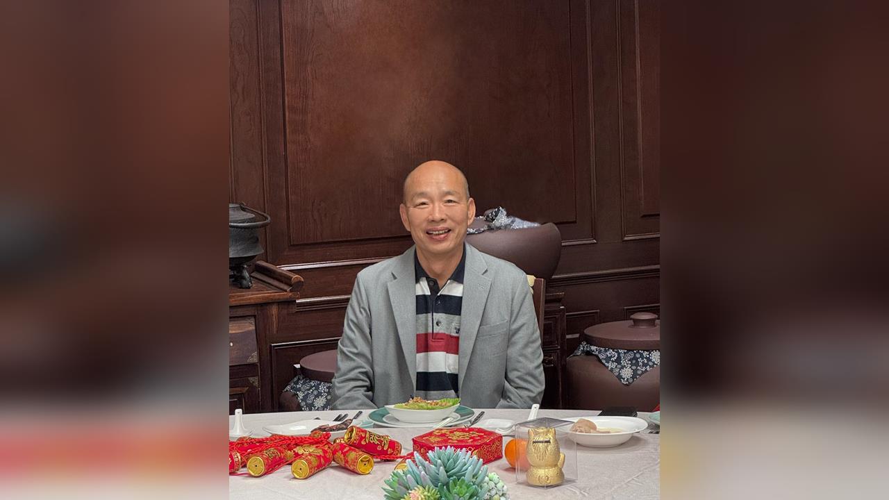 快新聞／願意放行了？甫喊優先審議國防預算　韓國瑜曬年夜飯「這樣說」