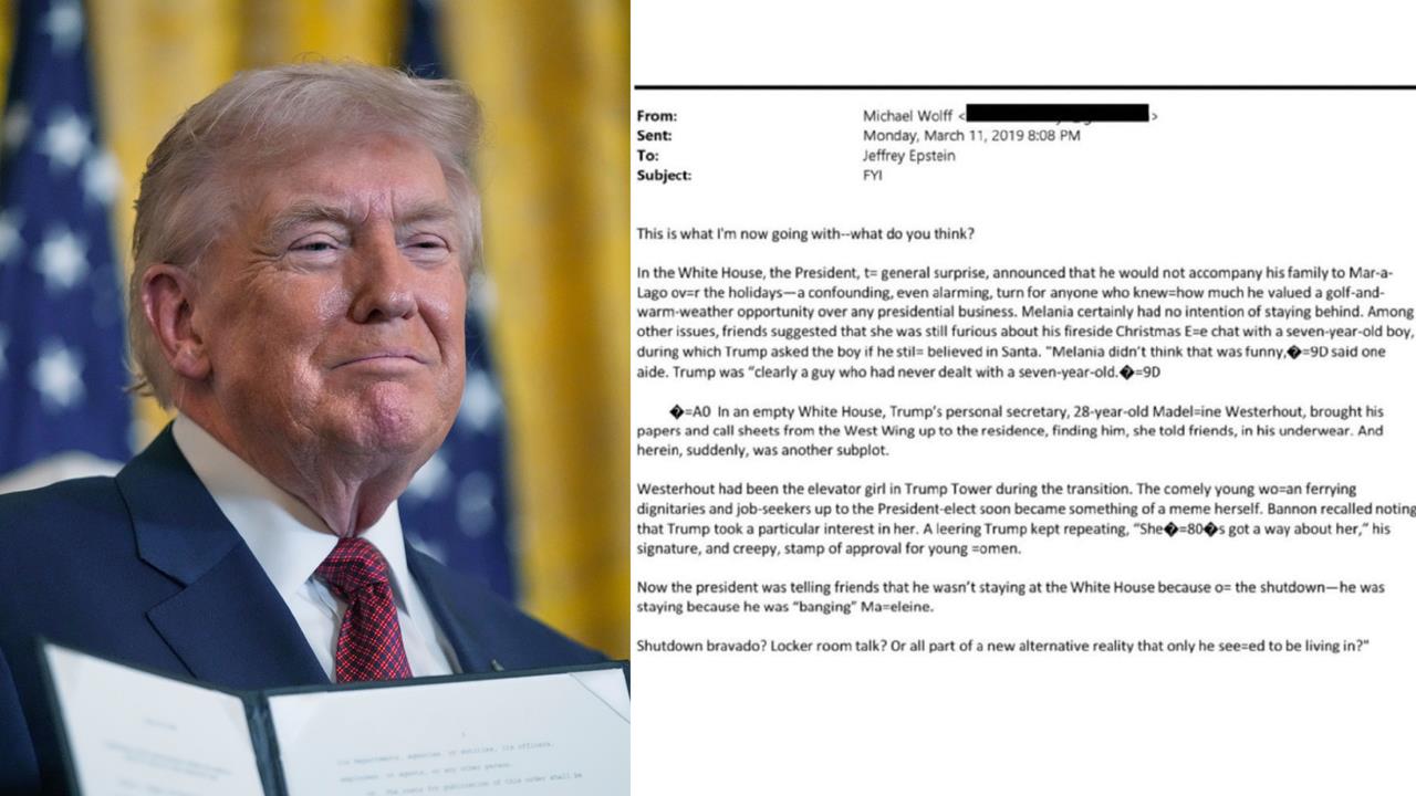 艾普斯坦檔案驚見「川普外遇醜聞」！首任期間與「女秘書有染」穿內衣留白宮