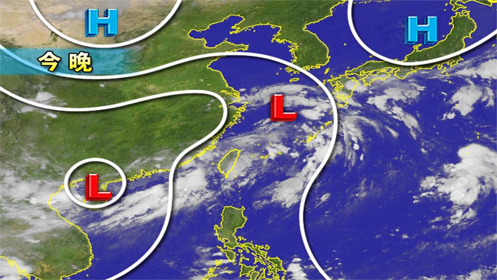 丹娜絲殘骸甩尾「8地區豪雨猛炸」！林嘉愷5圖揭「週末變天機率」：低壓還在
