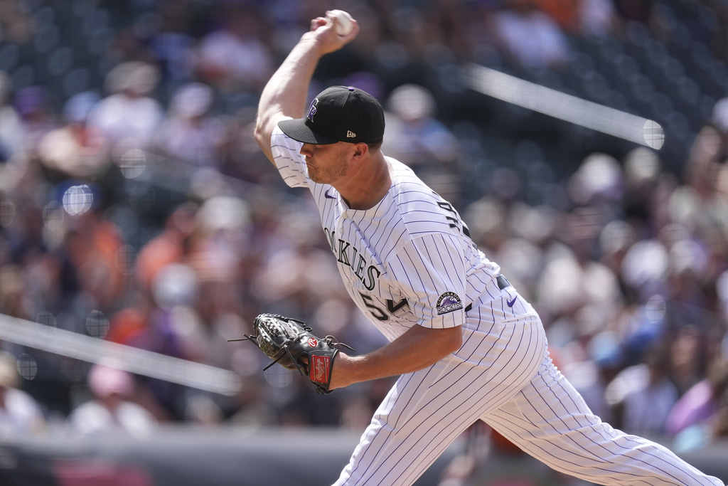 MLB(影)/速球最慢161公里!落磯終結者狂飆166公里火球寫隊史最速紀錄