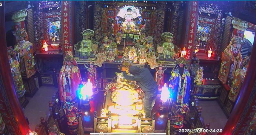 3000萬神物遭洗劫!南方澳珊瑚媽祖深夜被偷 竊賊爬窗潛行50分鐘狂掃寶