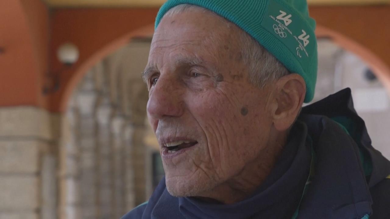 米蘭冬奧「義工之王」！　８９歲老翁橫跨７０年參加２屆奧運