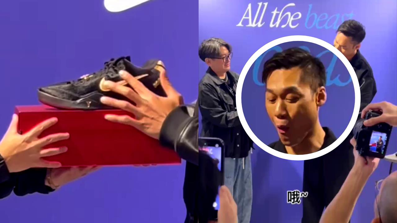 PLG(影)/生涯最後一雙戰靴!林志傑引退前夕收「特製獸毛球鞋」炸出驚喜表情包