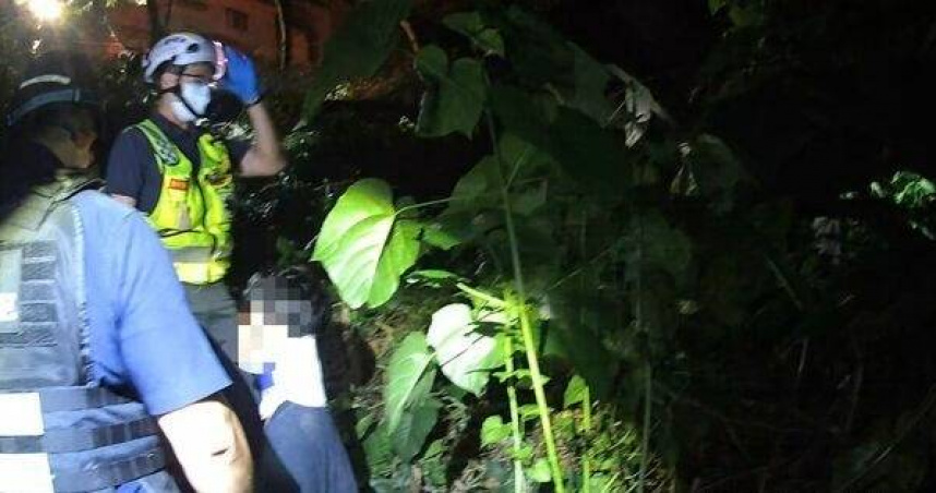 為閃流浪貓慘摔6米山谷！豐原男命大僅輕傷　警消30分鐘驚險救援