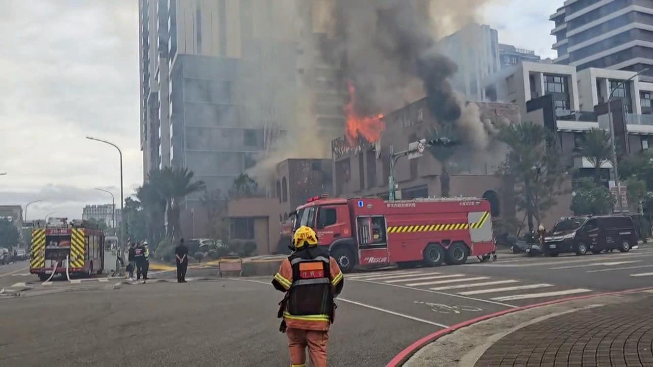 新店豪宅建案開賣前一天　樣品屋陷入火海