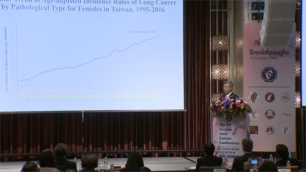 陳建仁出席演講 分享台灣癌症成就挑戰