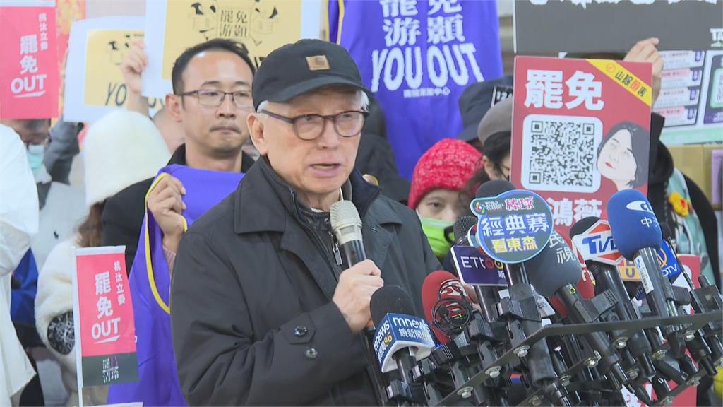 快新聞／罷團開工日集結！連署2梯次遞件中選會　曹興誠喊：反共剿匪的聖戰