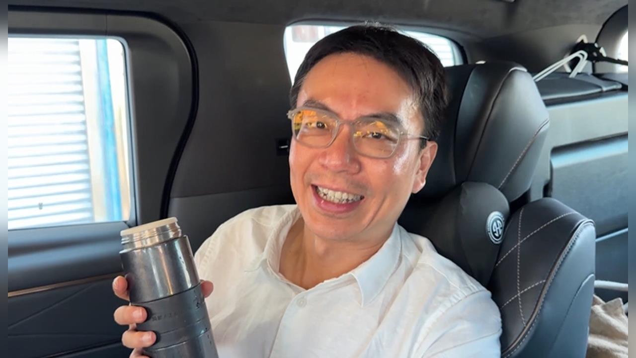 媽媽泡的蔘茶隨時喝！　 温世政拚選戰勤跑行程已瘦８公斤