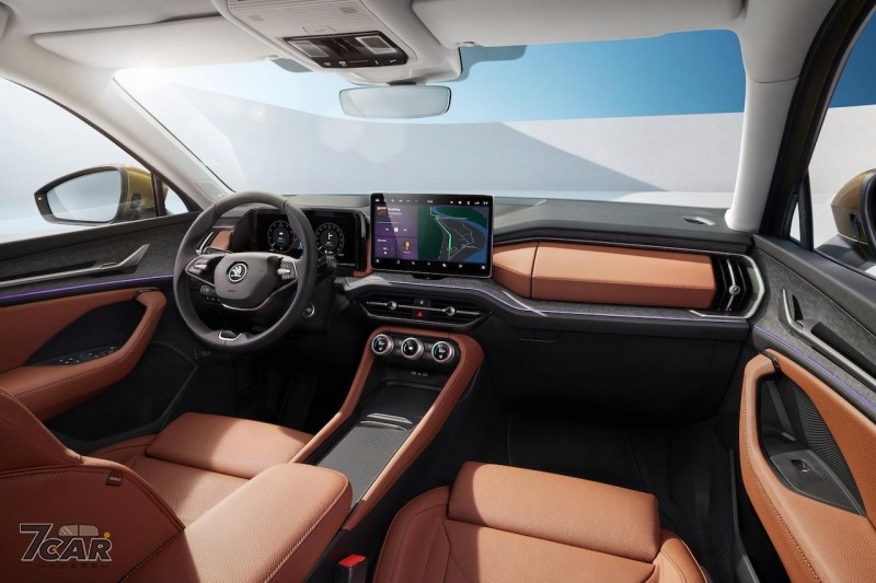 強化空間感與便利性　全新大改款 &Scaron;koda Kodiaq / Superb 內裝設計曝