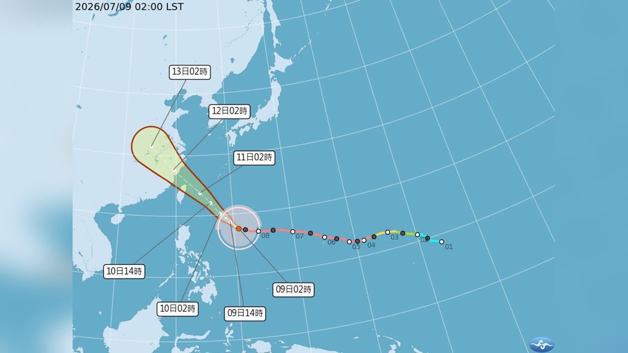 快新聞／颱風假機會增加了！氣象署曝預計「這時」發海警
