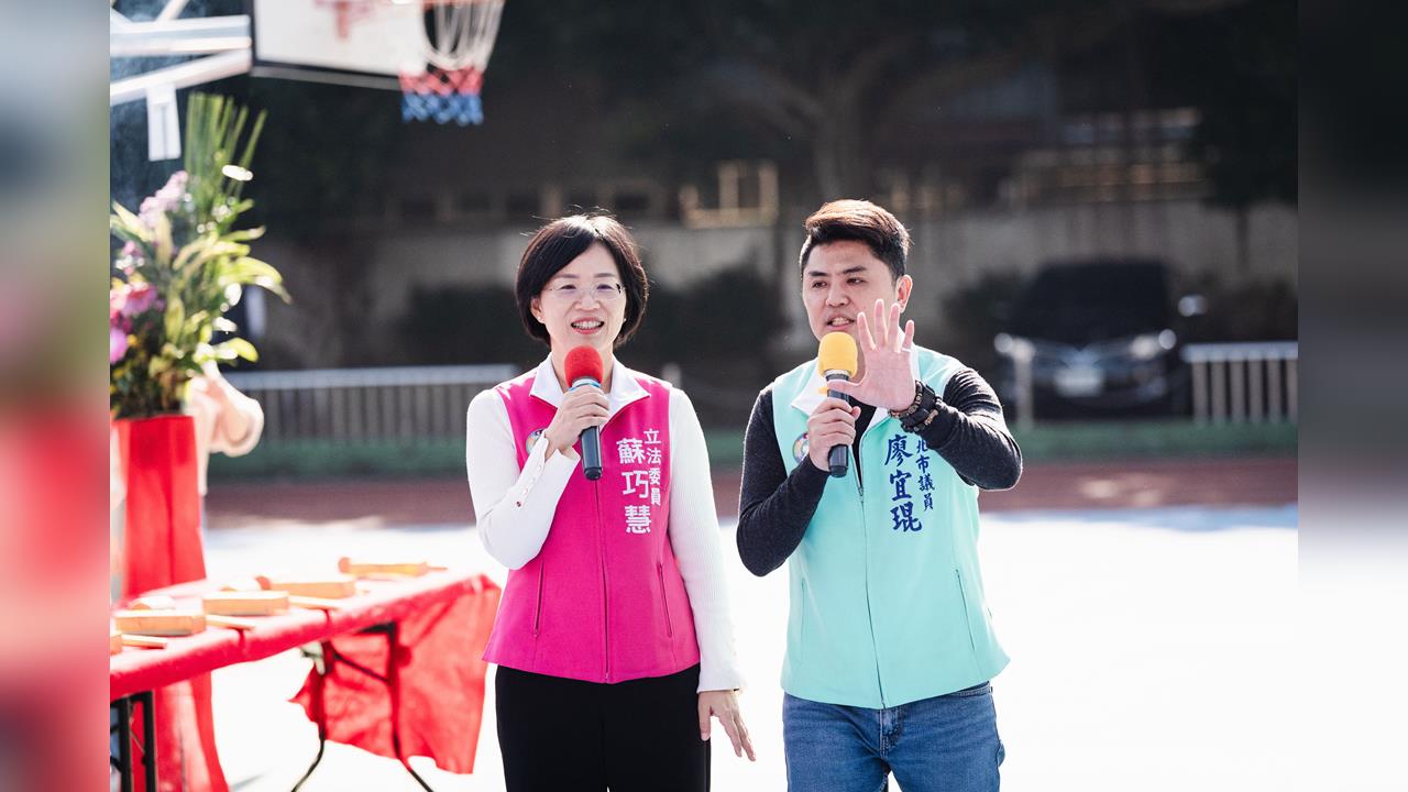 快新聞/挺基層運動!蘇巧慧爭取6千萬 新增3座風雨球場陸續動工