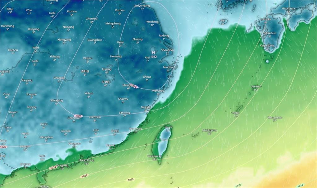 羽絨衣準備!全台迎入冬「最強冷氣團」 北台灣恐剩10℃