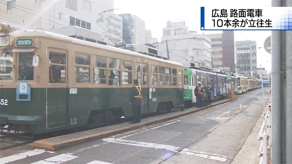 日本廣島電車相撞 影響逾10班電車停駛
