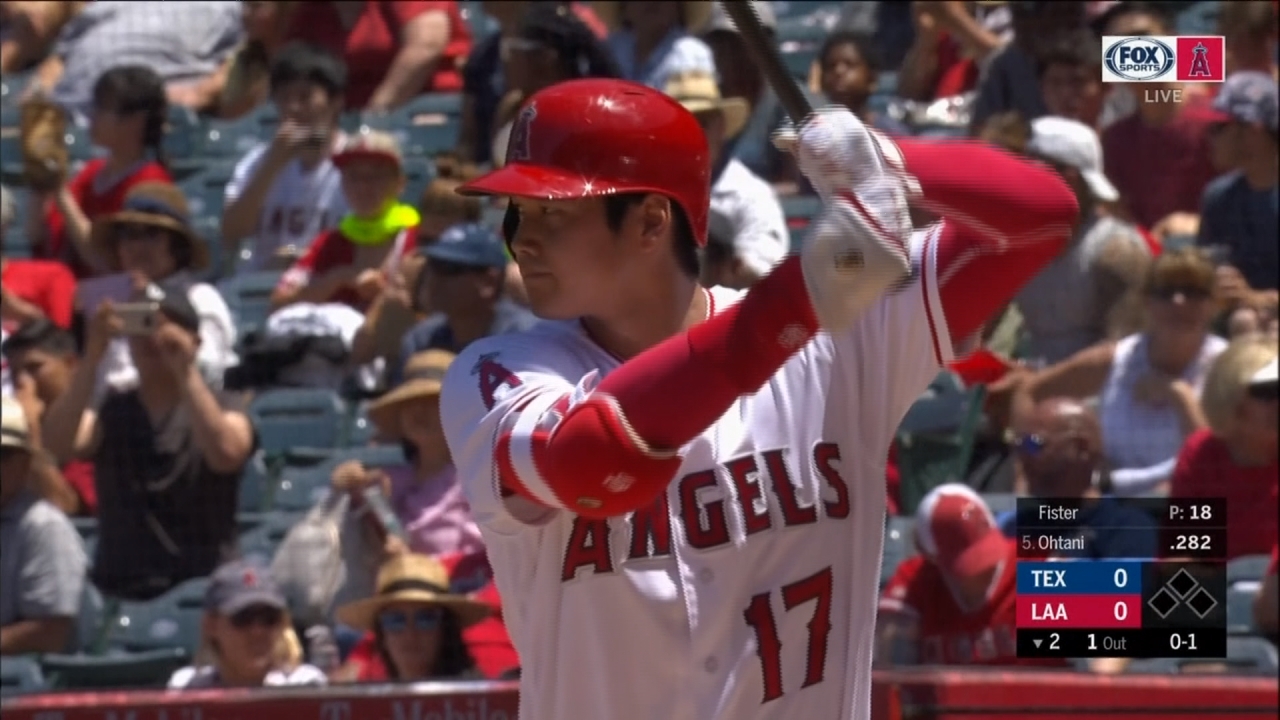 大谷3打數1安打  面對左投成打擊罩門