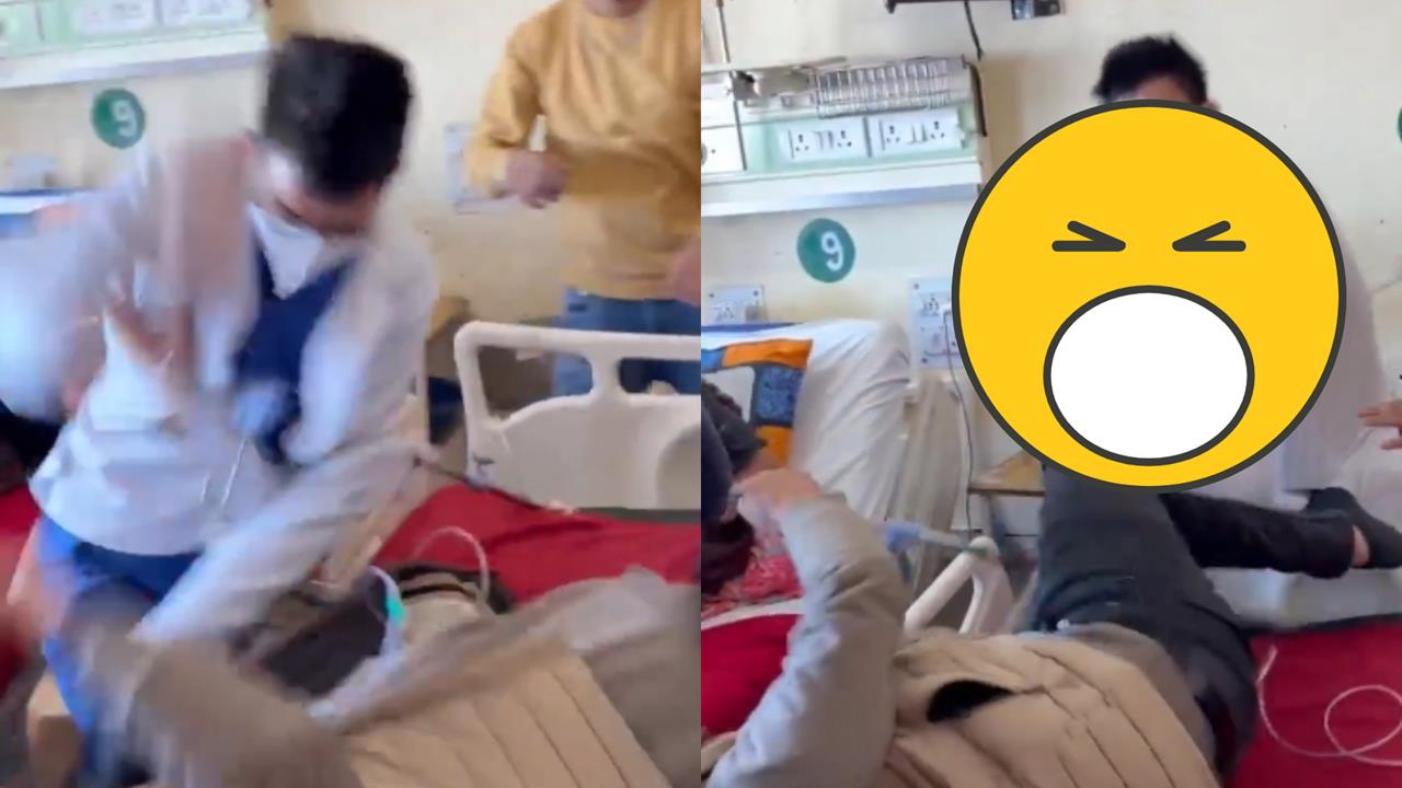 印度醫院驚見暴走醫生…病人「1句話」他失控揮拳狂揍曝光被網瘋傳！