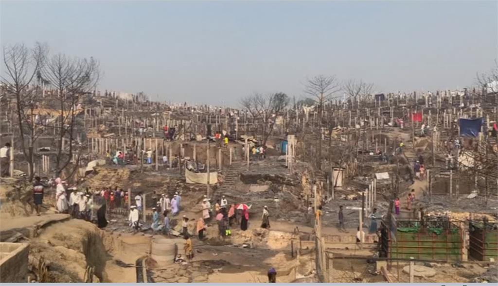 孟加拉洛興雅難民營大火 UN：15死560傷400失蹤