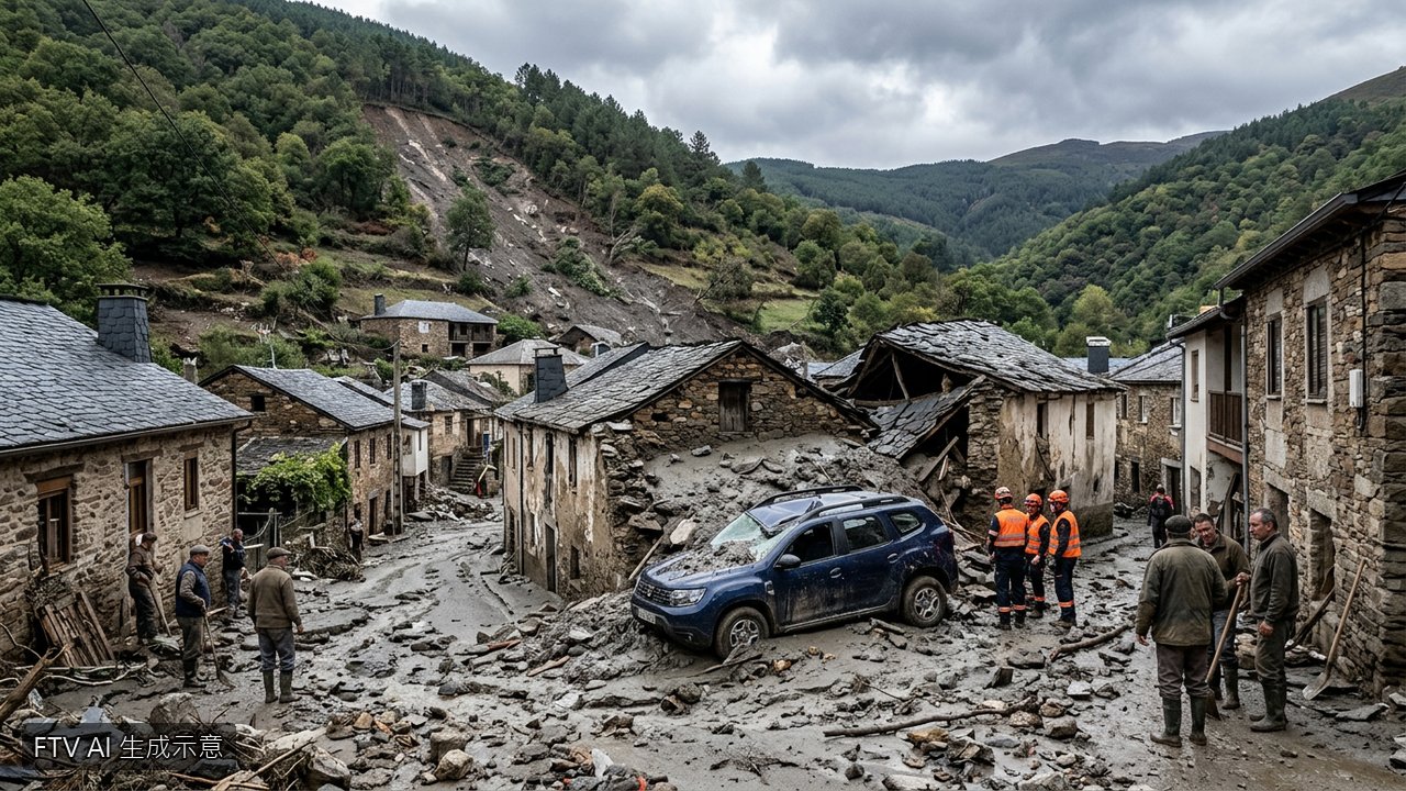 西班牙西北部暴雨引土石流　釀2長者身亡、2嬰兒受傷