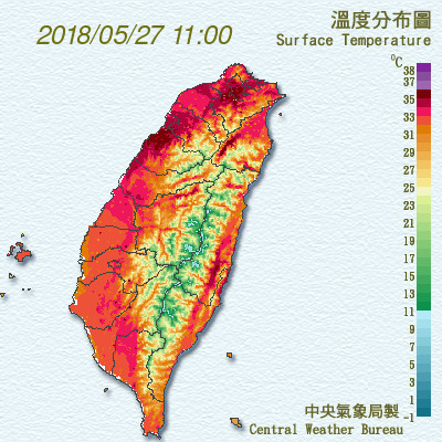 熱翻！台北38.2度破百年來5月最高溫紀錄