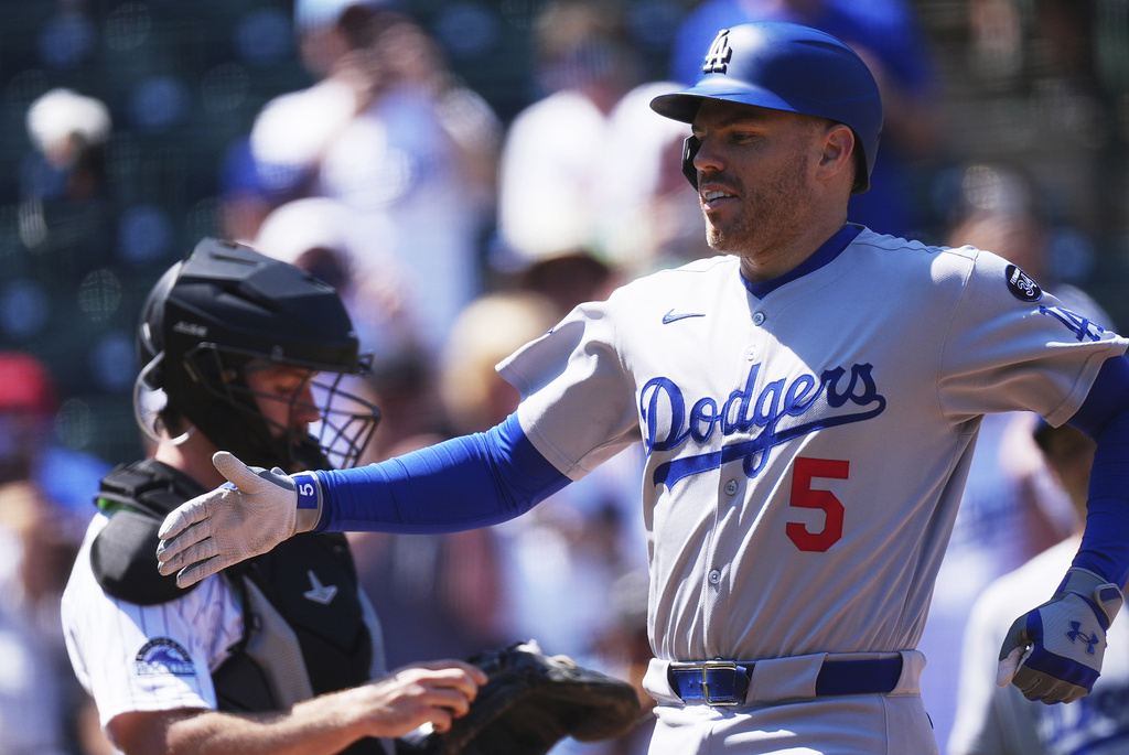 MLB(影)/道奇MVP三連星強打一壘手弗里曼 瞄準生涯第一座打擊王頭銜