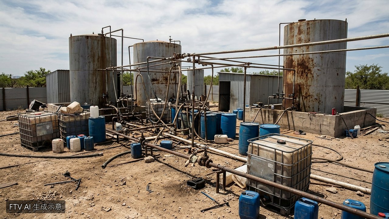 墨西哥破獲4座地下煉油廠　查扣百萬公升非法燃料