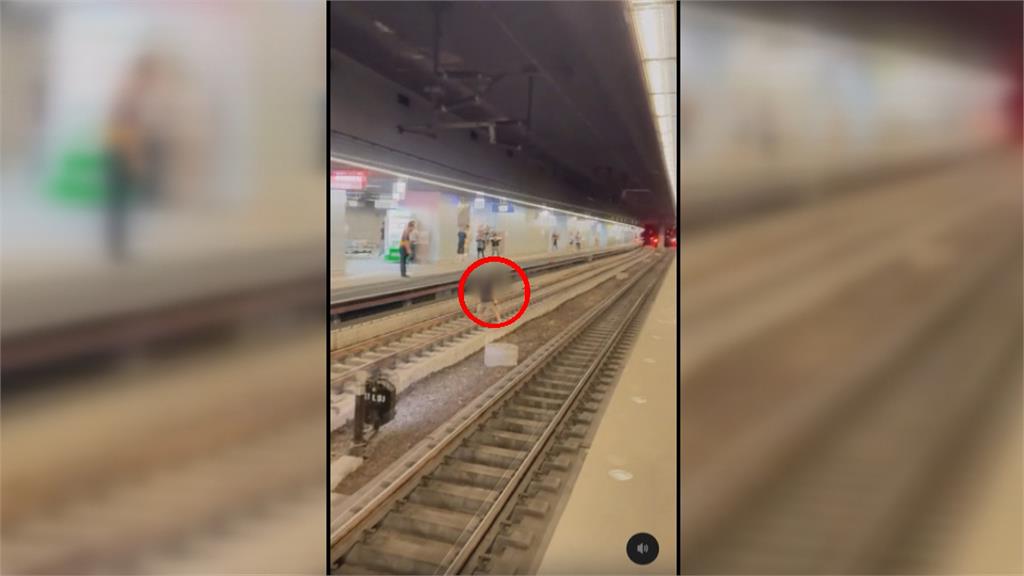 台鐵南北都傳落軌！　高雄醉漢落軌、板橋男打手遊摔下月台