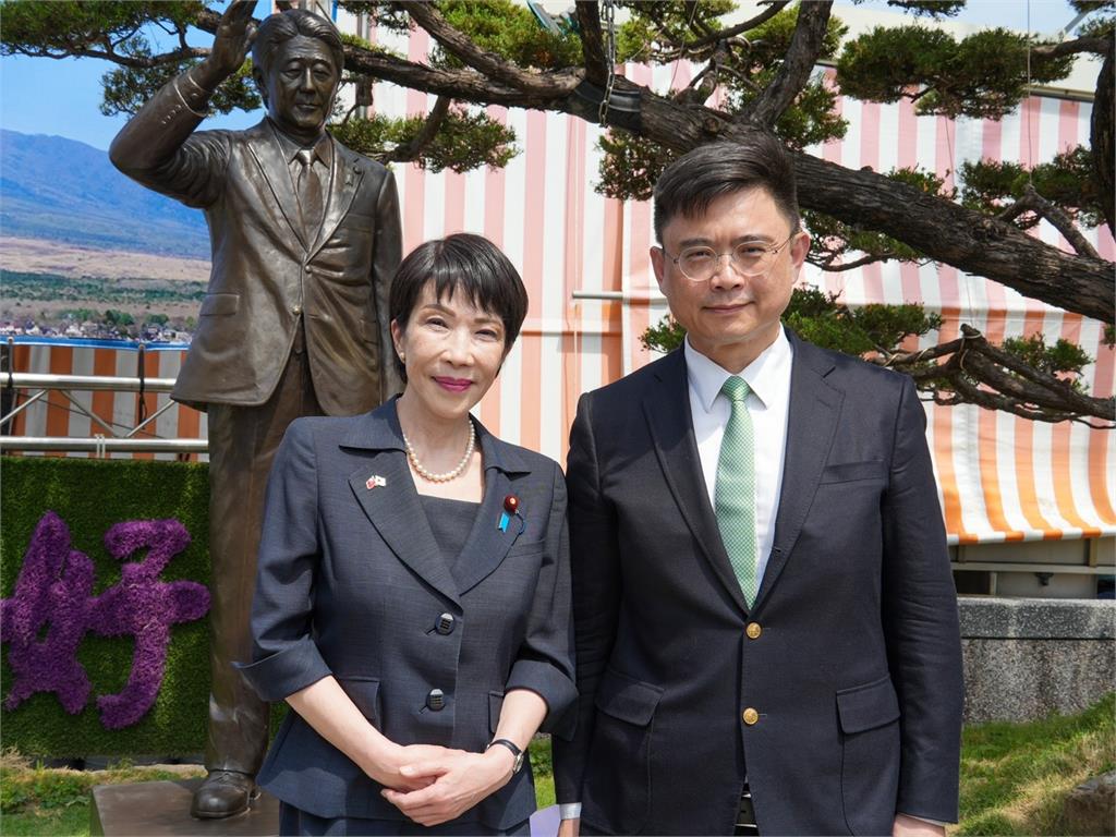 快新聞／高市早苗闊別30年再訪台！安倍紀念公園揭牌　賴瑞隆：盼台日關係更緊密