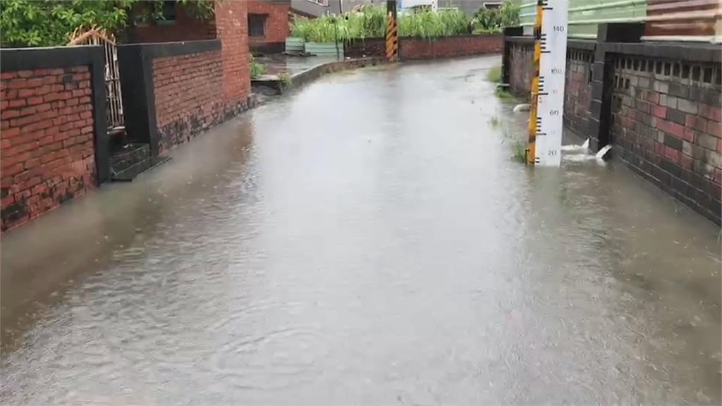 清晨暴雨強襲台南！　北門、學甲、將軍區一級淹水警戒