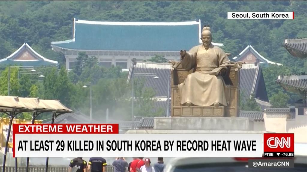 南韓也熱到爆 已有29人死於中暑
