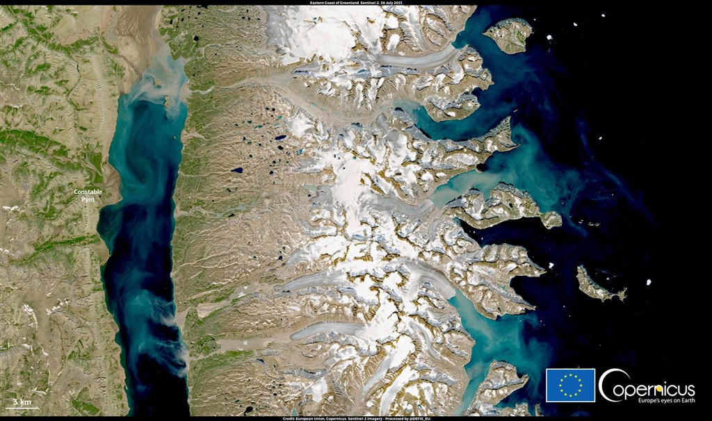 格陵蘭氣溫比往年夏天高10度　冰層大規模消融