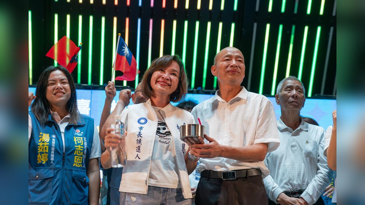 快新聞／念念不忘！韓國瑜直搗小港再提「愛情摩天輪」政見　柯志恩回應了