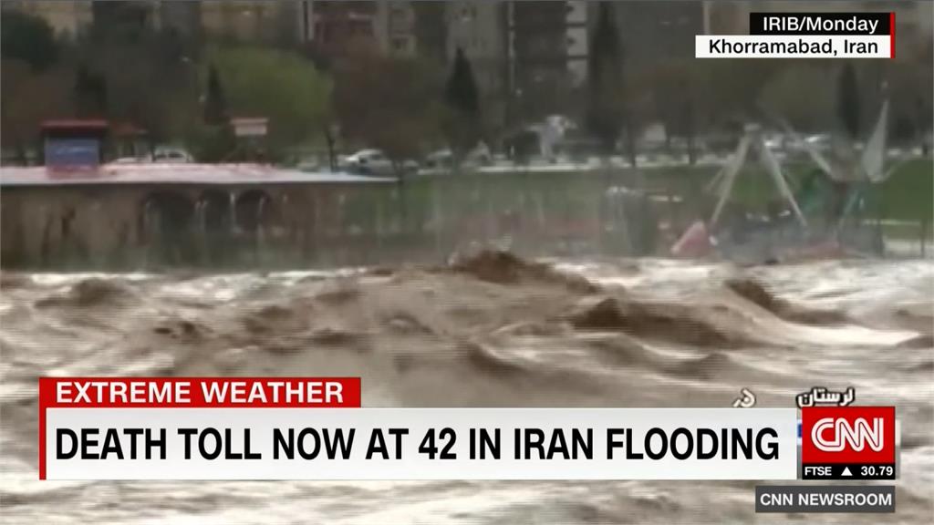十年罕見超大豪雨侵襲 伊朗洪災至少57死