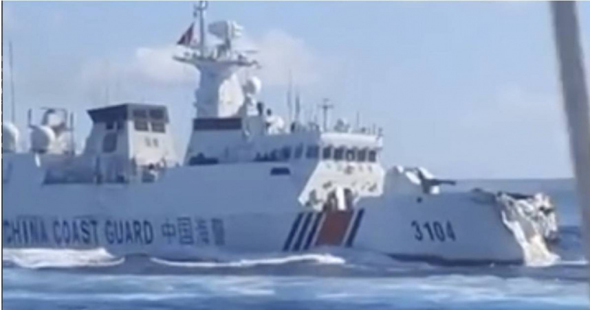 中國撞船事件海警船「回海南基地維修」 最新衛星照曝光